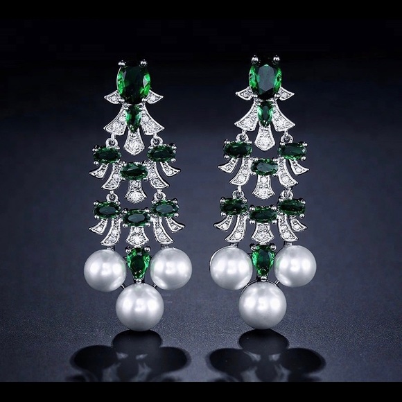 South sea Pearl drop earrings - Picture 1 of 5